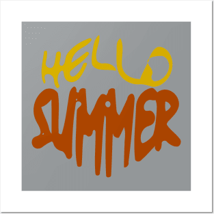 Hello summer Posters and Art